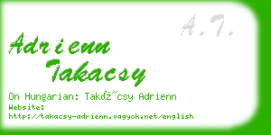 adrienn takacsy business card